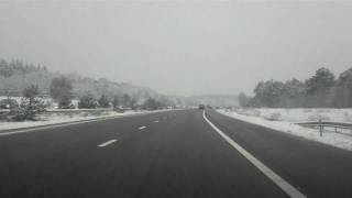 preview picture of video 'A50 Hattem,  NL winter drive'