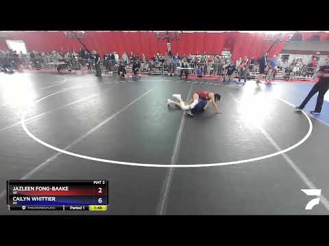 106-112 Lbs Round 1 - Jazleen Fong-Baake, WI Vs Cailyn Whittier, WI 1e92