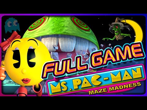 Ms Pac-Man Maze Madness FULL GAME Longplay (Dreamcast, N64, PS1)