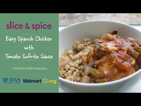 Easy Spanish Chicken with Tomato Sofrito Sauce