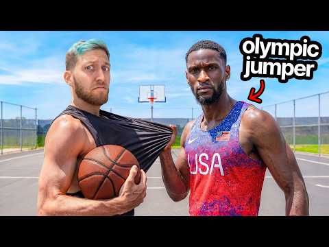 Pro Dunker vs Olympic High Jumper
