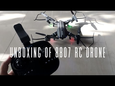 8807 RC Quad copter Drone Unboxing and Test Flight