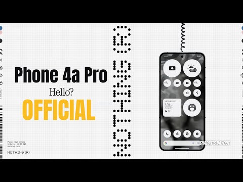 Nothing Phone 4a Pro Official Teaser - IT's finally HERE