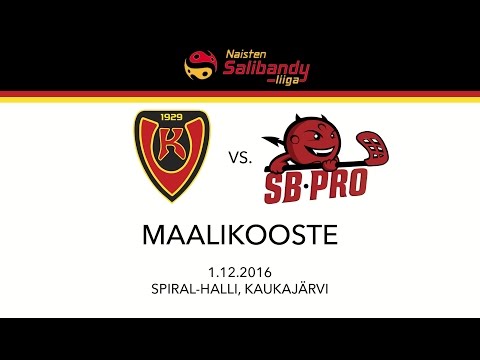 Naisten Liiga: Koovee–SB-Pro, 1.12.2016, Maalikooste