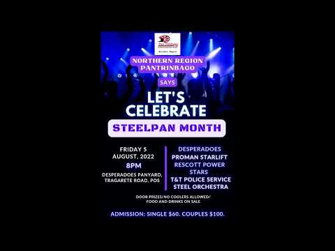 02- Rescott Power Stars Steel Orchestra. Northern Region Pan Trinbago Let's Celebrate SteelPan Month