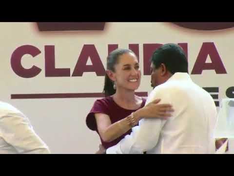 Dra. Claudia Sheinbaum Pardo en Texcoco Estado de México 🇲🇽