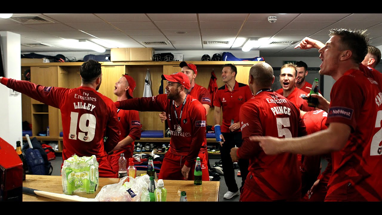 Lancashire Cricketer Stephen Parry match porté haut et bas