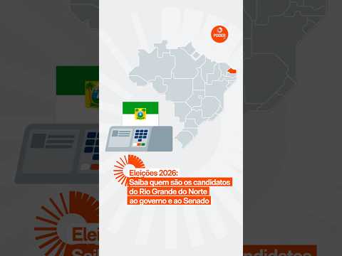 Eleições 2026: Saiba quem são os candidatos de Rio Grande do Norte ao governo e ao Senado