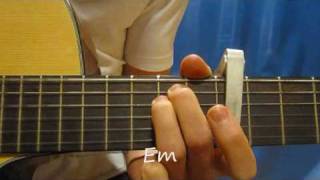 how to play - ayo technology - milow - on guitar - guitar lesson - gratismuziekschool.nl