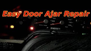 How to repair the door ajar light on Ford Explorer