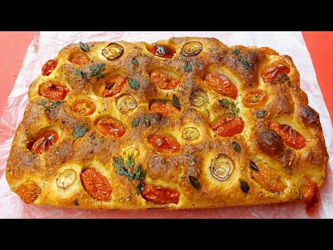 🍞 Authentic Focaccia Recipe | Soft & Fluffy Italian Bread