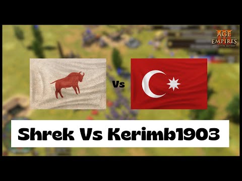 Age of Empires 3- Lakota Vs Ottoman | Shrek Vs Kerimb1903 | Aoe3 DE | 1v1 Pro Game | 4K