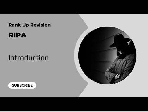 RIPA - UK Police Revision