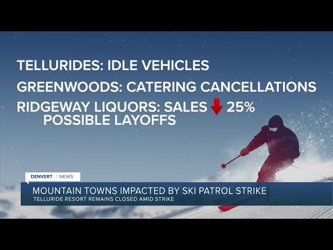Telluride ski patrol strike forces resort closure, affecting nearby towns