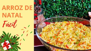 Arroz de Natal Muito Simples e Fcil de Fazer | Arroz  Grega | Receitas de Natal #11