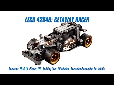 Vidéo LEGO Technic 42046 : La voiture du fuyard