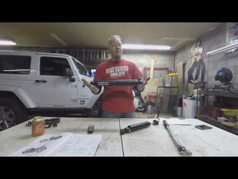 How to install/replace steering stabilizer on Jeep Wrangler JK