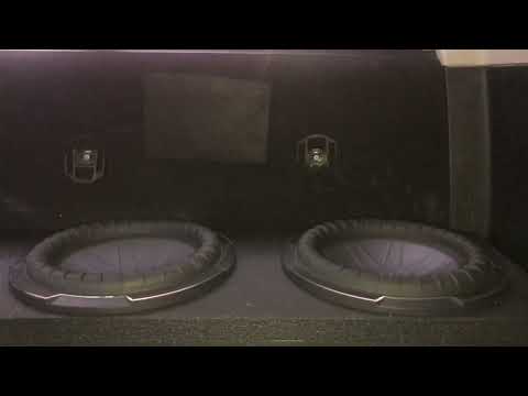 Dual KICKER CompQ 10's in a MBEnclosure Tuned 33hz!!! @KICKERAudio