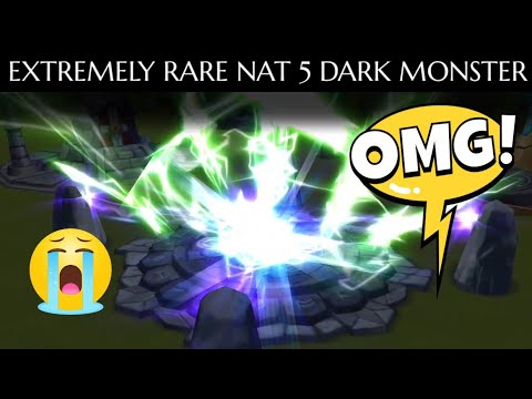 EXTREMELY RARE LD NAT 5 DARK MONSTER SUMMONERS WAR I NAT 5 RARE SUMMON IN SUMMONERS WAR