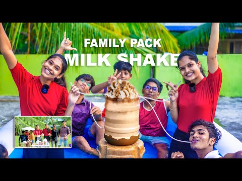 20 Litre Milkshake 🤤 Swimming Pool Vibing l Chocolate Milkshake Recipe l Chattambees