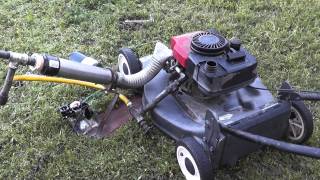 Vegetable Oil Vapor Carburetor - Running A Gas Engine On Grease! Vegetable Oil Vapor Carburetor - Running A Gas Engine On Grease!