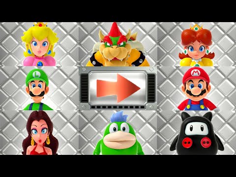Super Mario Party Series - All 8 Player Team Minigames