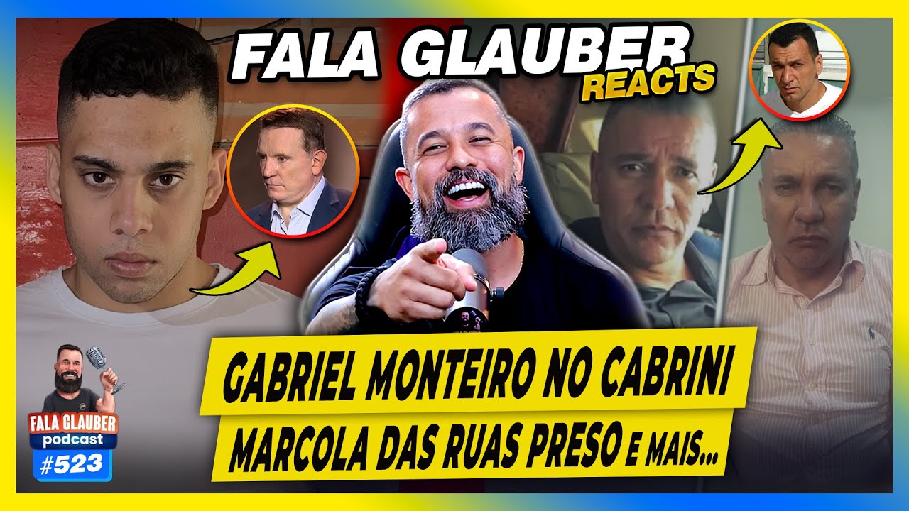 Gabriel Monteiro EXPÕE TUDO no Cabrini e Chefão do PC é Capturado na Bolívia | Fala Glauber React