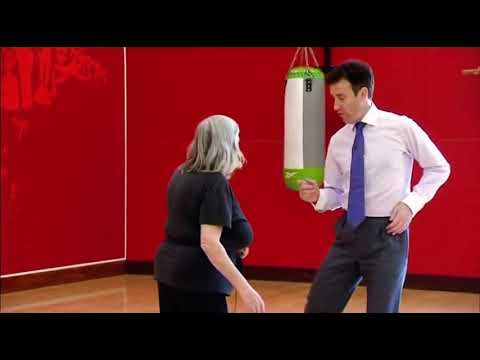 Ann Widdecombe & Anton Du Beke - Samba training