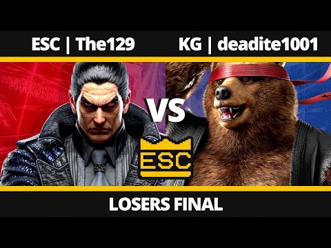 ESC 79 - Losers Final - ESC | The129 (Kazuya) Vs. KG | deadite1001 (Kuma) - TEKKEN 8 Tournament
