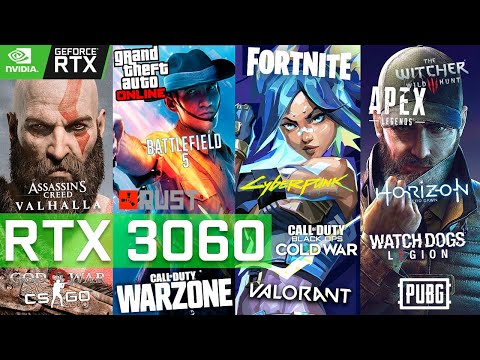 RTX 3060 12GB + i5-12400f Test in 15 Games RTX ON/OFF