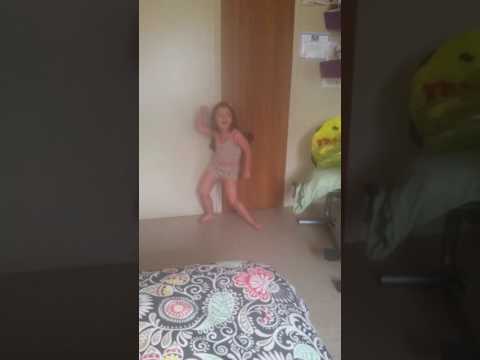 Little girl dancing