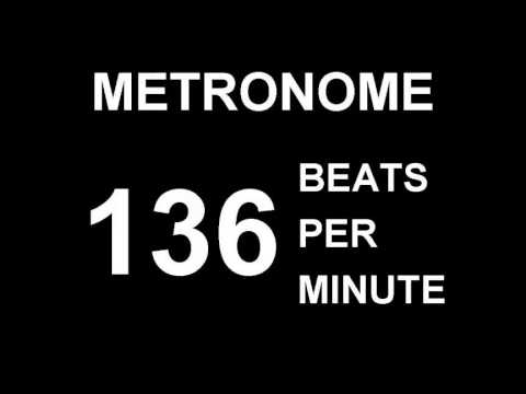 METRONOME 136 BPM (BEATS PER MINUTE)
