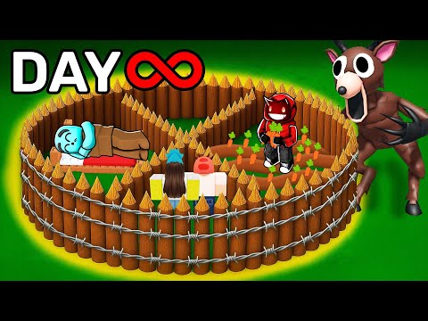 We Built the SAFEST AFK BASE in 99 Nights in the Forest!