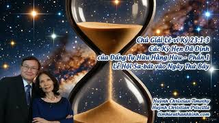 Chú Giải Lê-vi Ký 23:1-3 Lễ Hội Sa-bát vào Ngày Thứ Bảy