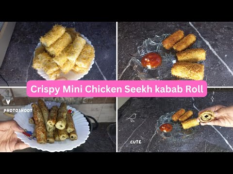 Crispy Chicken Seekh Kabab Roll Recipe | Make n Freeze | Ramadan special 2023 | Tasty Food By Areeb