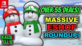 OVER 55 DEALS! MASSIVE Nintendo Switch Eshop Deals Roundup! Holiday 2022