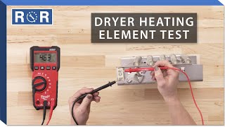 Whirlpool #279838 Continuity Test (Dryer Heating Element)