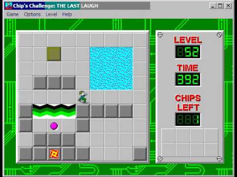 Chip's Challenge 1 Level 52 (The Last Laugh) - 382 seconds