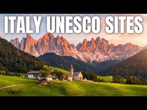 20 UNESCO World Heritage Sites in Italy You Must Visit Before You Die - Travel Video 4k