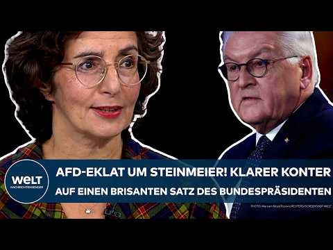 DEUTSCHLAND: AfD-Eklat um Steinmeier! Klarer Konter auf einen brisanten Satz des Bundespräsidenten!