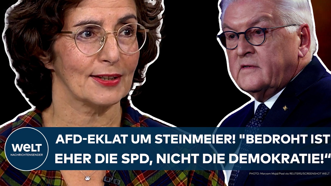 DEUTSCHLAND: AfD-Eklat um Steinmeier! "Bedroht ist eher die SPD, nicht die Demokratie!“