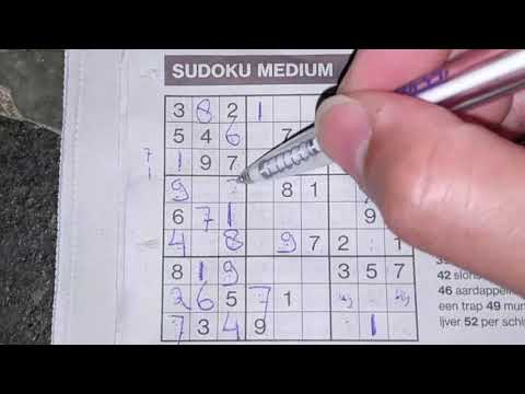 Well Done for solving this sudoku! (#947) Medium Sudoku puzzle. 06-09-2020