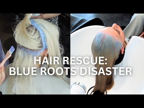Hair Disaster to Perfect Platinum: Fixing Blue Roots -...
