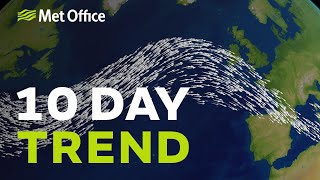10 Day trend - Wind, rain and some snow in the forecast into 2018