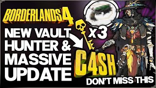 Borderlands 4 - New Vault Hunter C4SH Revealed - Luck Skills, Gameplay Preview & More Shift Codes!