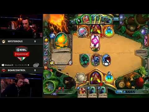 Hearthstone ESL PremierShip QuarterFINAL Mysterious vs BoarControl