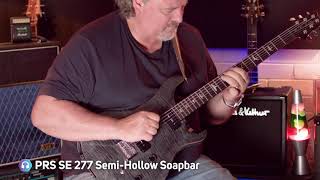 Video thumbnail for PRS SE 277 - Semi-hollow Soapbar Baritone Guitar - Grey Black by Scan Pro Audio