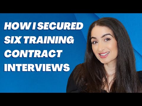 How I secured SIX training contract interviews // APPLICATION WRITING TIPS