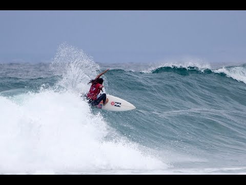 TERESA BONVALOT CONQUER THE 1/4 FINALS AT WQS 6000 PORT STEPHENS PRO