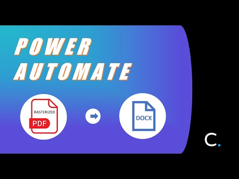 How to Convert a Rasterized PDF to a DOCX File in Power Automate - Cloudmersive APIs